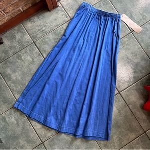 VTG 80s Retro Blue Skirt NWT